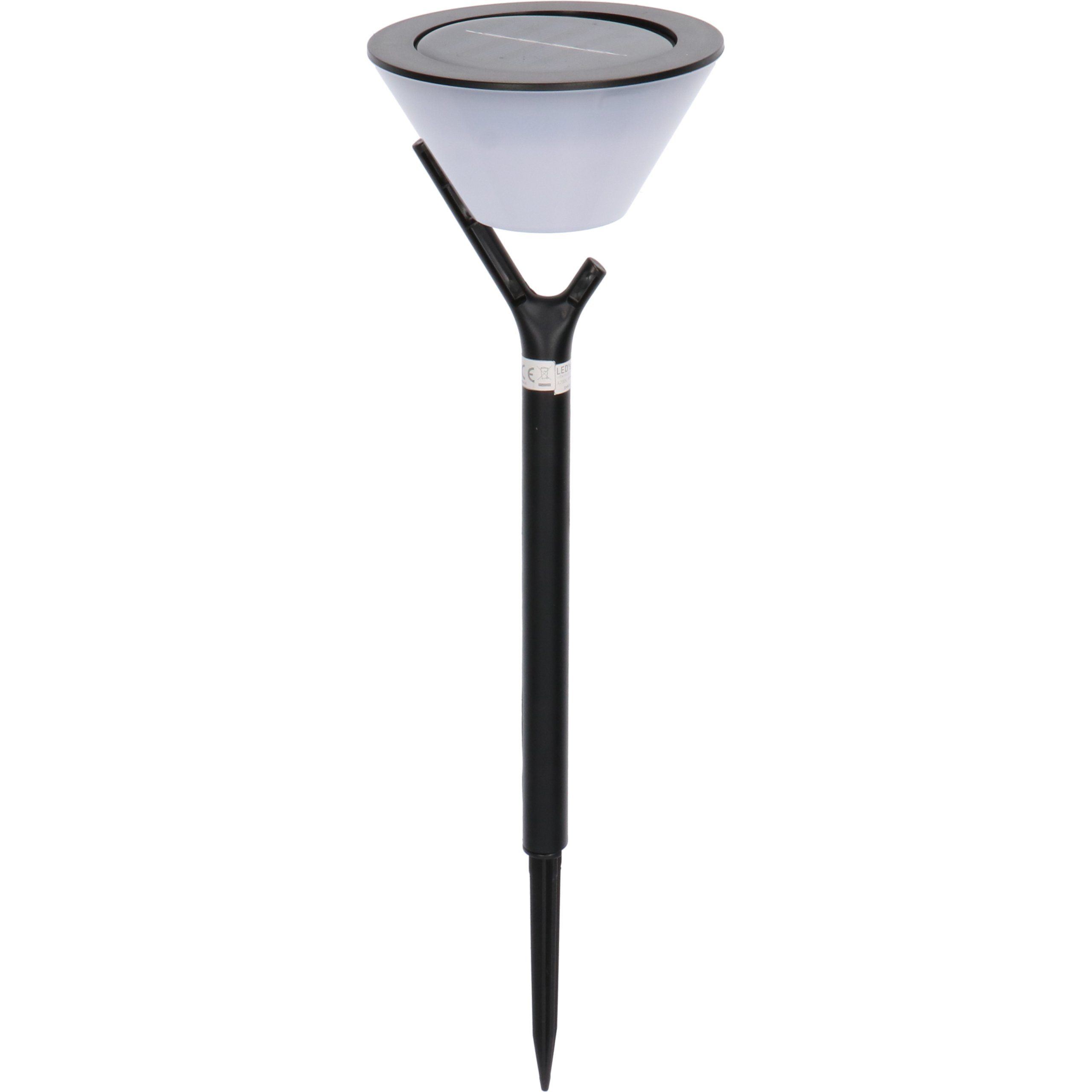 Solarleuchte mit warmweiß LED's IP44 light Erdspieß LED, Solar Kegel LED-Gartenleuchte, LED 1000474