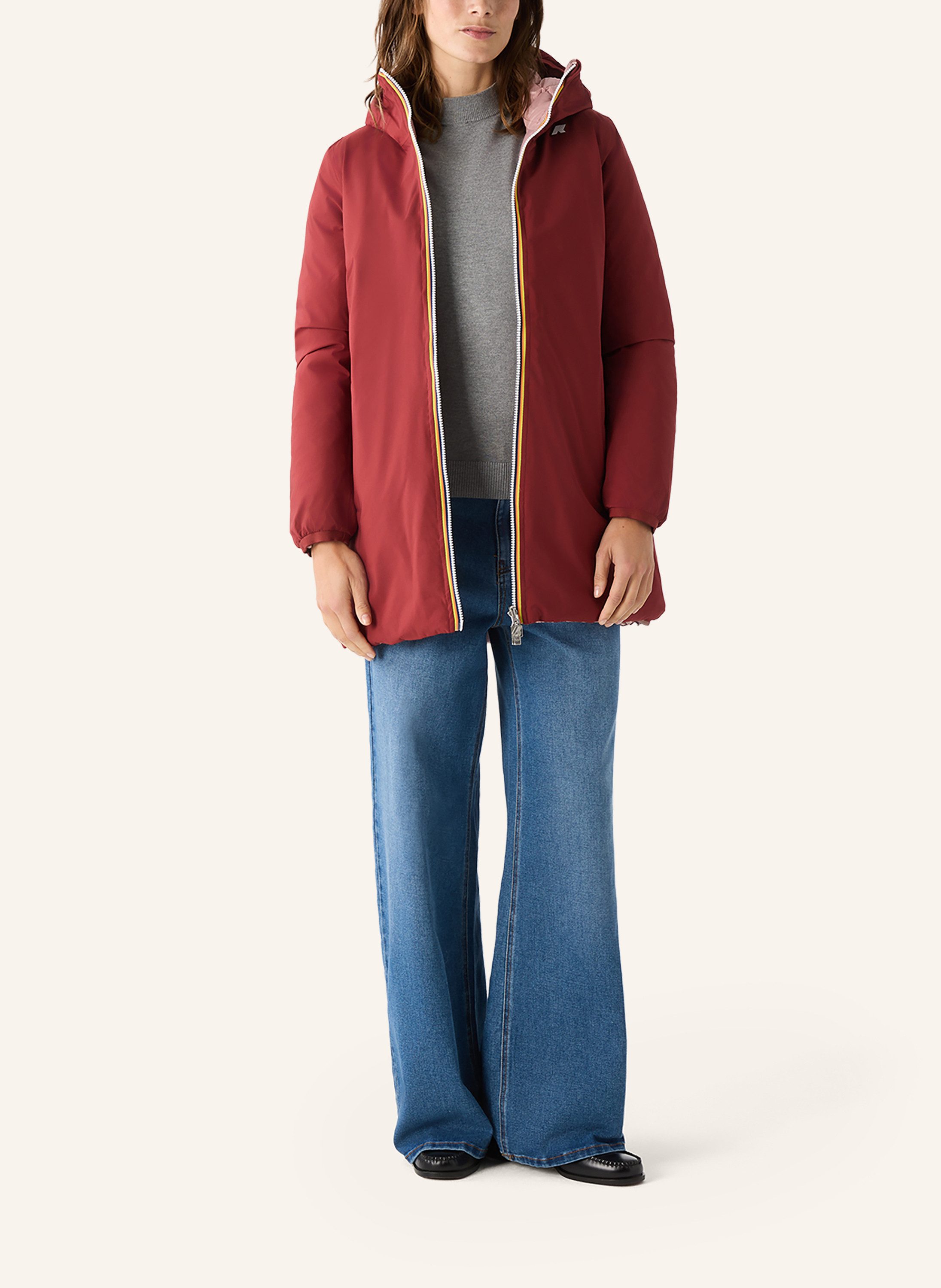 K-WAY Funktionsjacke K-Way Winterjacke SOPHIE ST THERMO DOUBLE zum Wenden