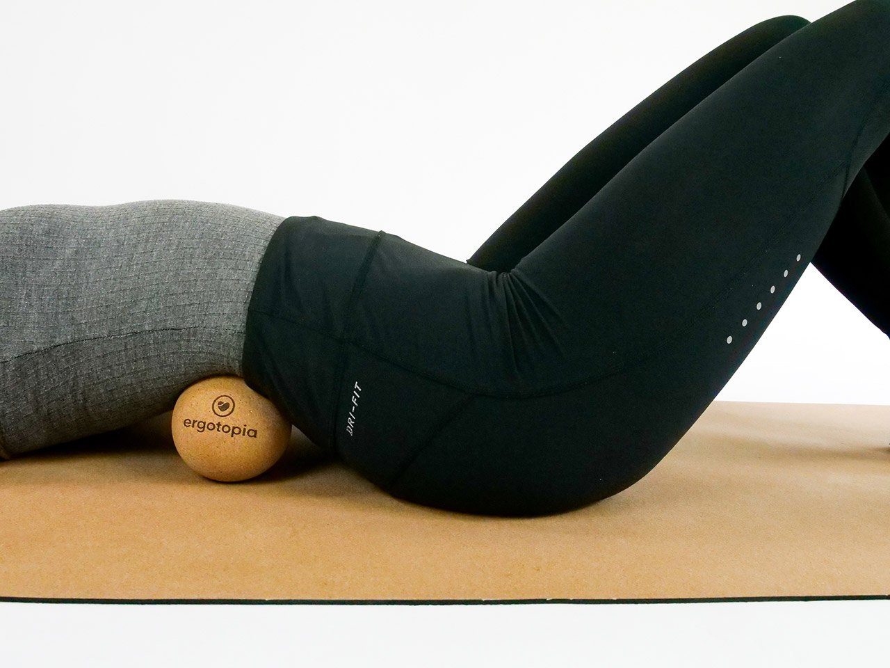 Ergotopia Massageball Faszienball Set aus antibakteriellem & langlebigem Natur-Kork