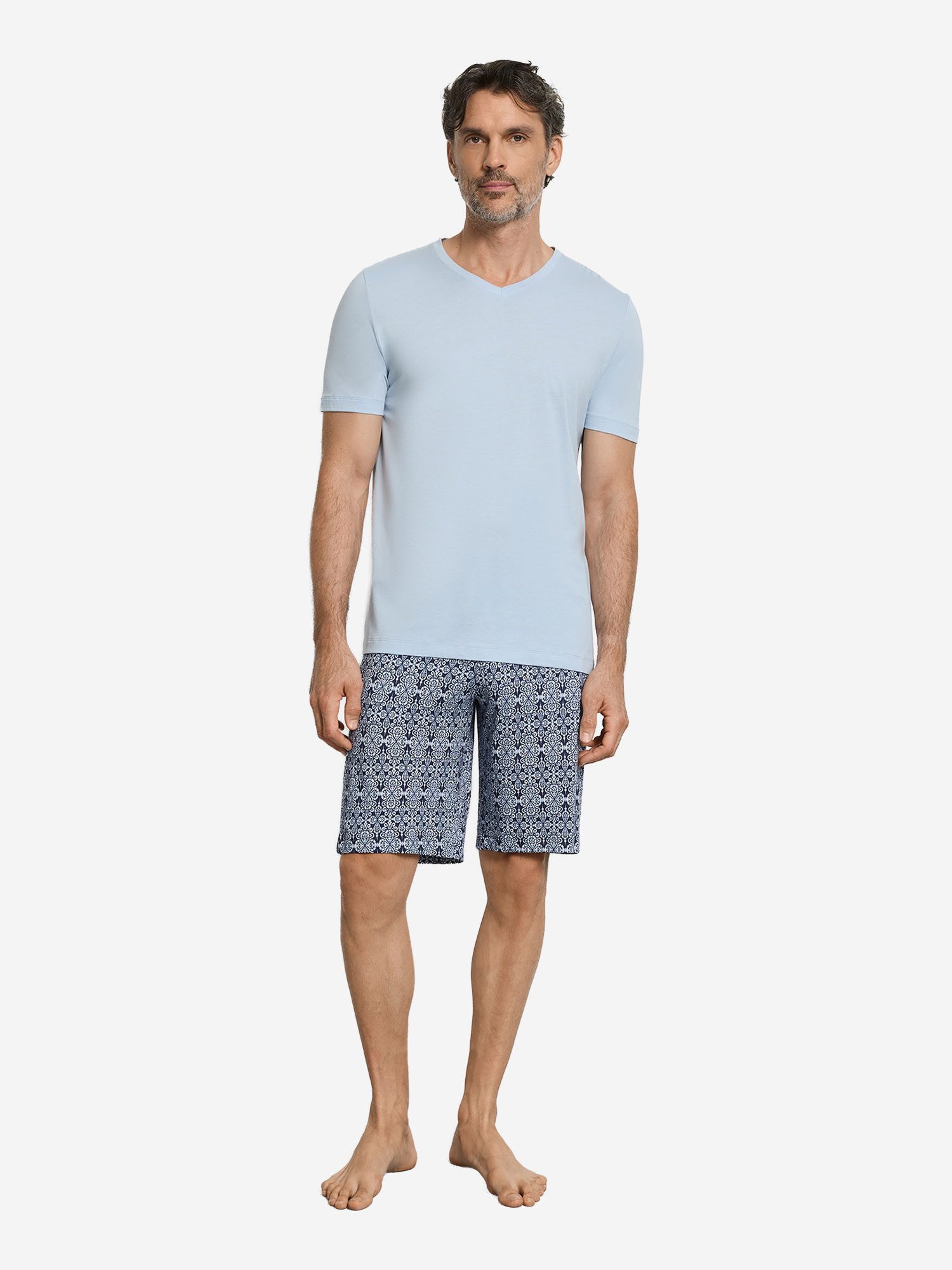 Hanro Pyjama Night & Day (2 tlg) Schlafanzug, Pyjama Set, Nachtwäsche