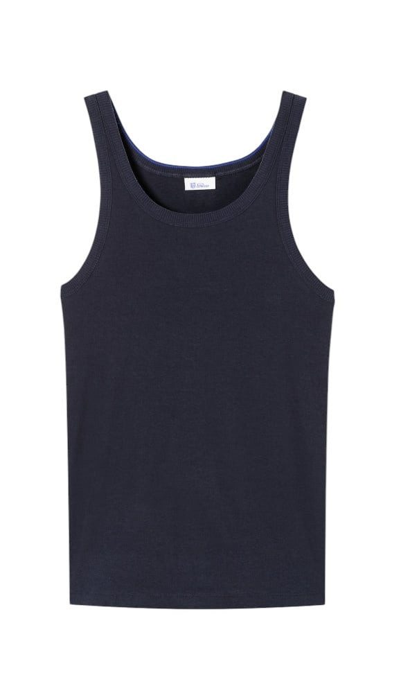 Schiesser Tanktop Tank-Top Revival Ludwig (95% Baumwolle) Unterwäsche dunke günstig online kaufen