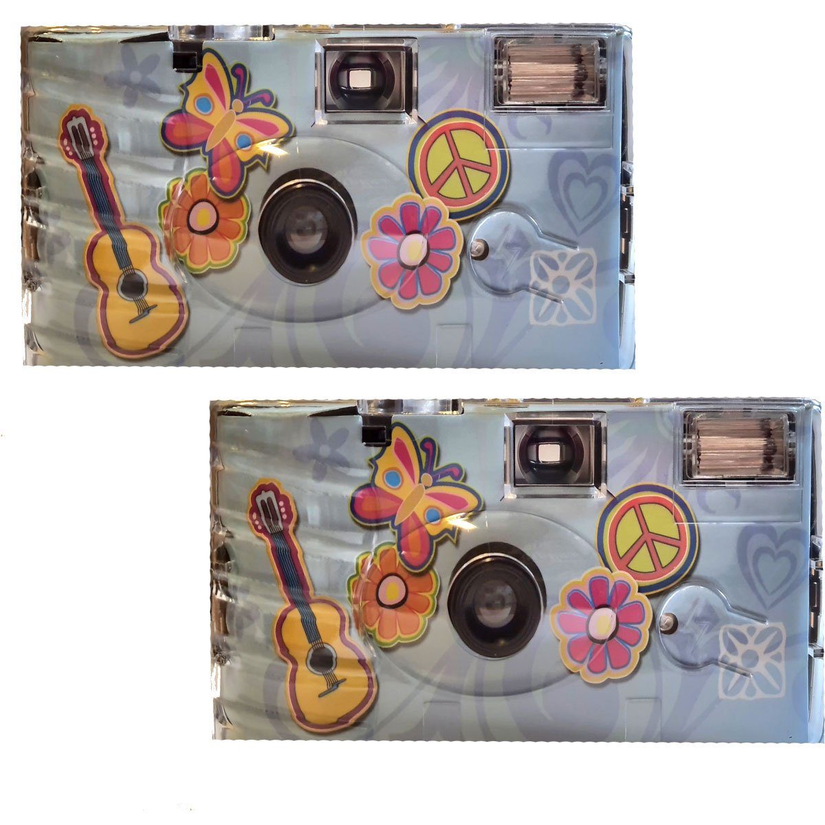 TopShot 2 x Einwegkamera Sonderposten Flower Power Einwegkamera