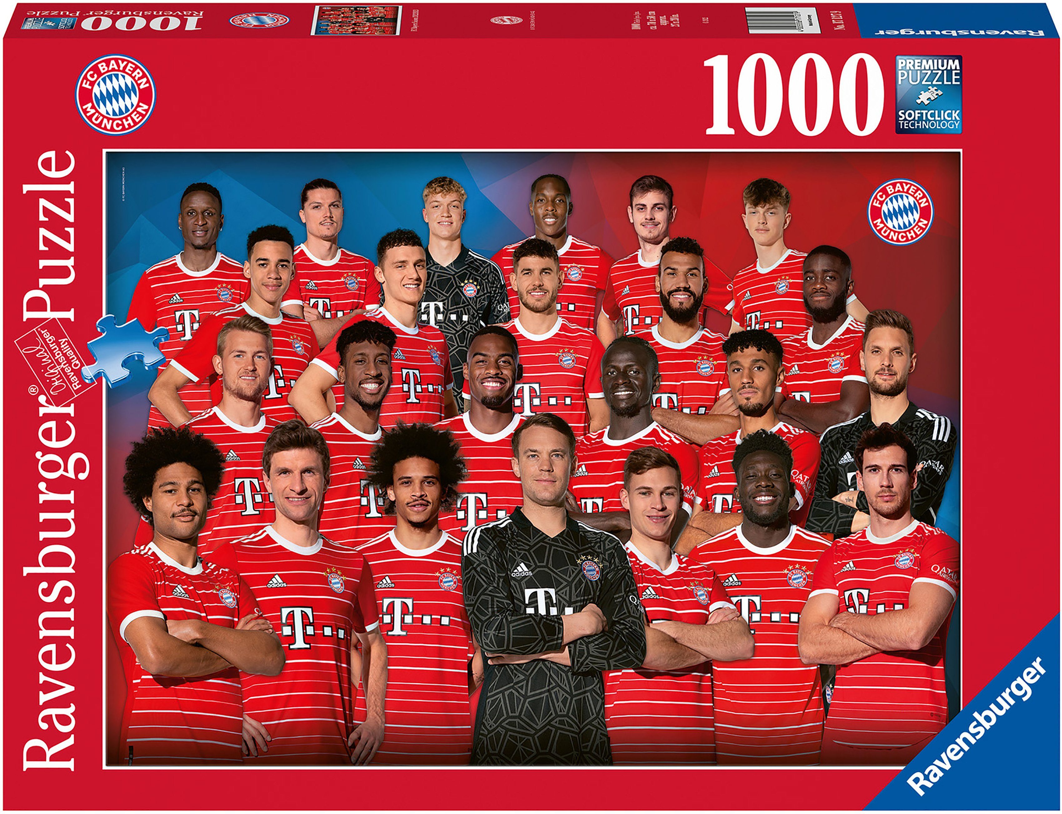 FC schützt Saison in FSC® Ravensburger Puzzle Bayern weltweit - - Germany, Wald 1000 2022/2023, Puzzleteile, Made