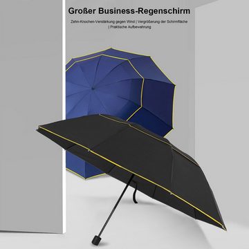 OKWISH Sonnenschirm Regenschirm Faltbar Schirm Taschenschirm Sonnenschutz groß Winddicht, 62-Zoll-Übergröße, Kurze Klappgröße, Golfschirm, Reiseschirm, Klappschirm