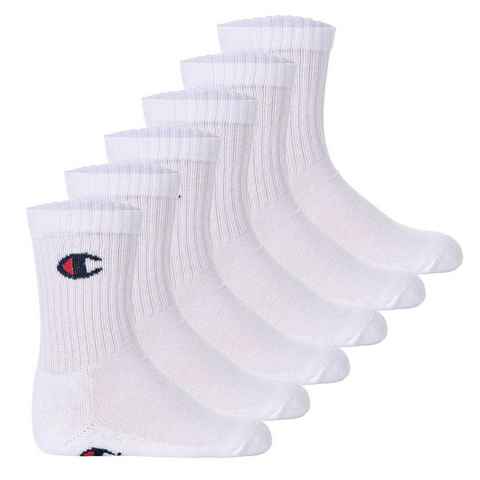 Champion Freizeitsocken Kinder Socken, 6er Pack - Crew Socken, einfarbig