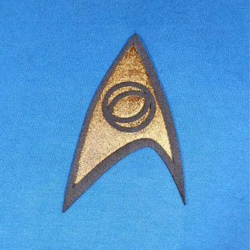 Cotton Division T-Shirt Spock Uniform blau - Star Trek