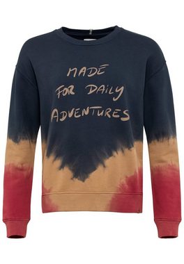 camel active Sweatshirt mit Dip-Dye-Effekt