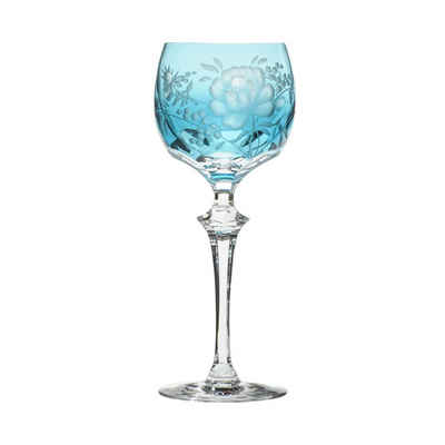 ARNSTADT KRISTALL Weinglas Weinglas Primerose Azur (21,5cm) - Kristallglas mundgeblasen · von Han, Kristallglas