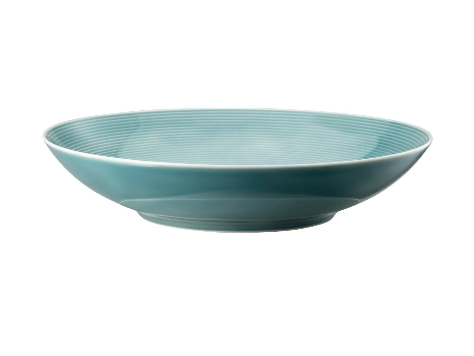 Thomas Porzellan Suppenteller Loft Colour Ice Blue Suppenteller 24 cm, Teller Tief