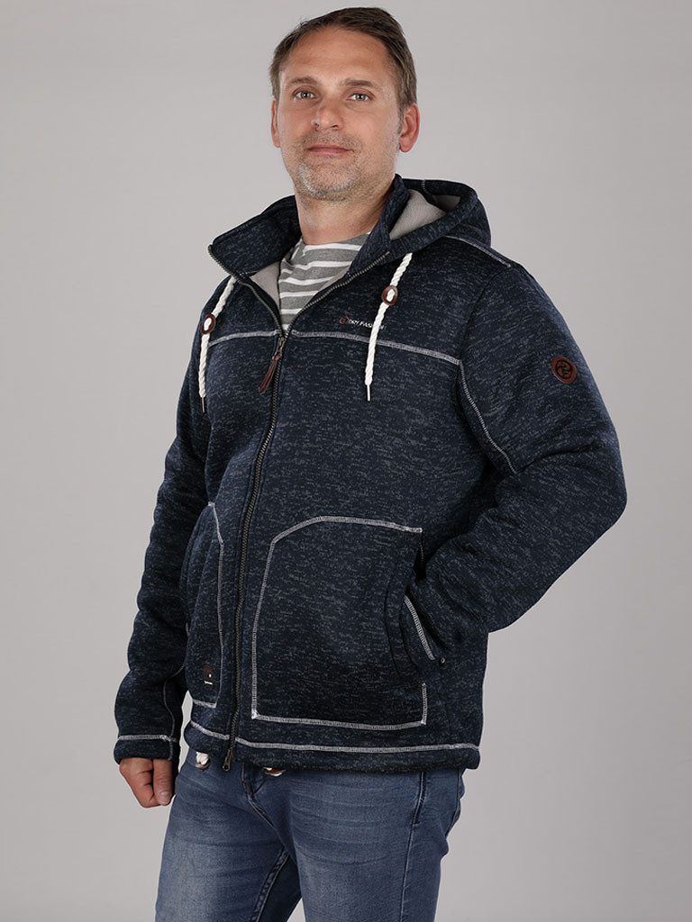 Dry Fashion Fleecejacke Herren Jacke Strickjacke günstig online kaufen