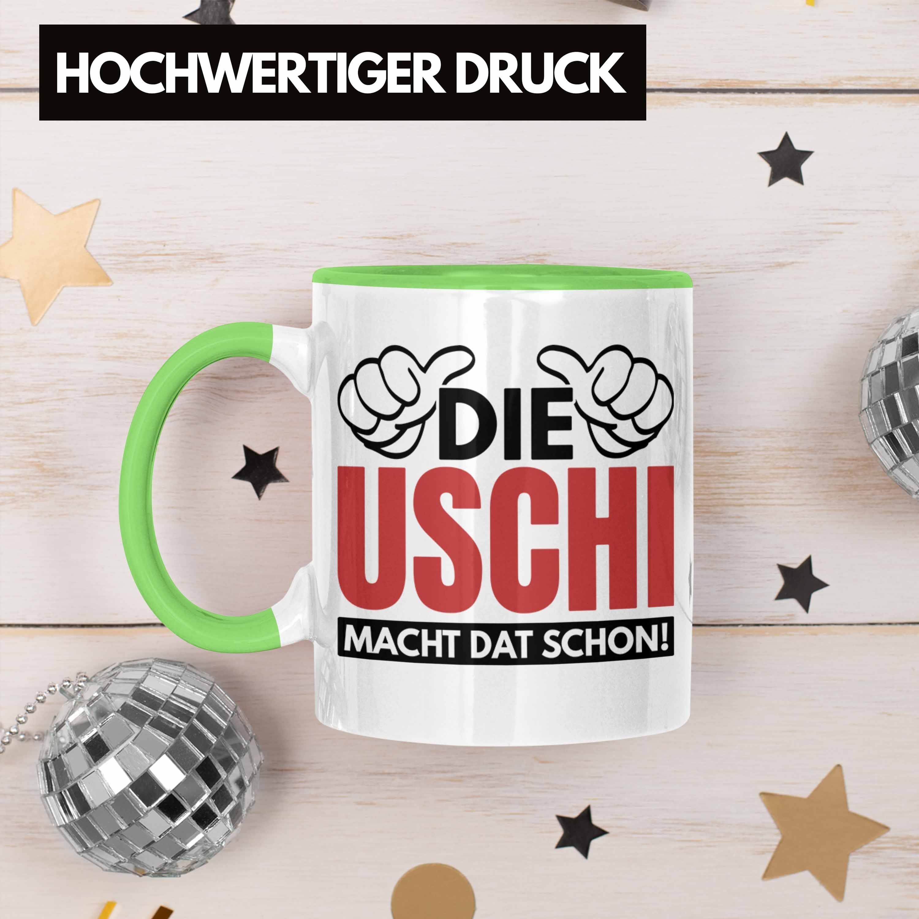 Spruch Ruhrpott Geschenk Uschi Grün Schon - Trendation Trendation Macht Tasse Lustige Dat Die Uschi Spitzname Tasse