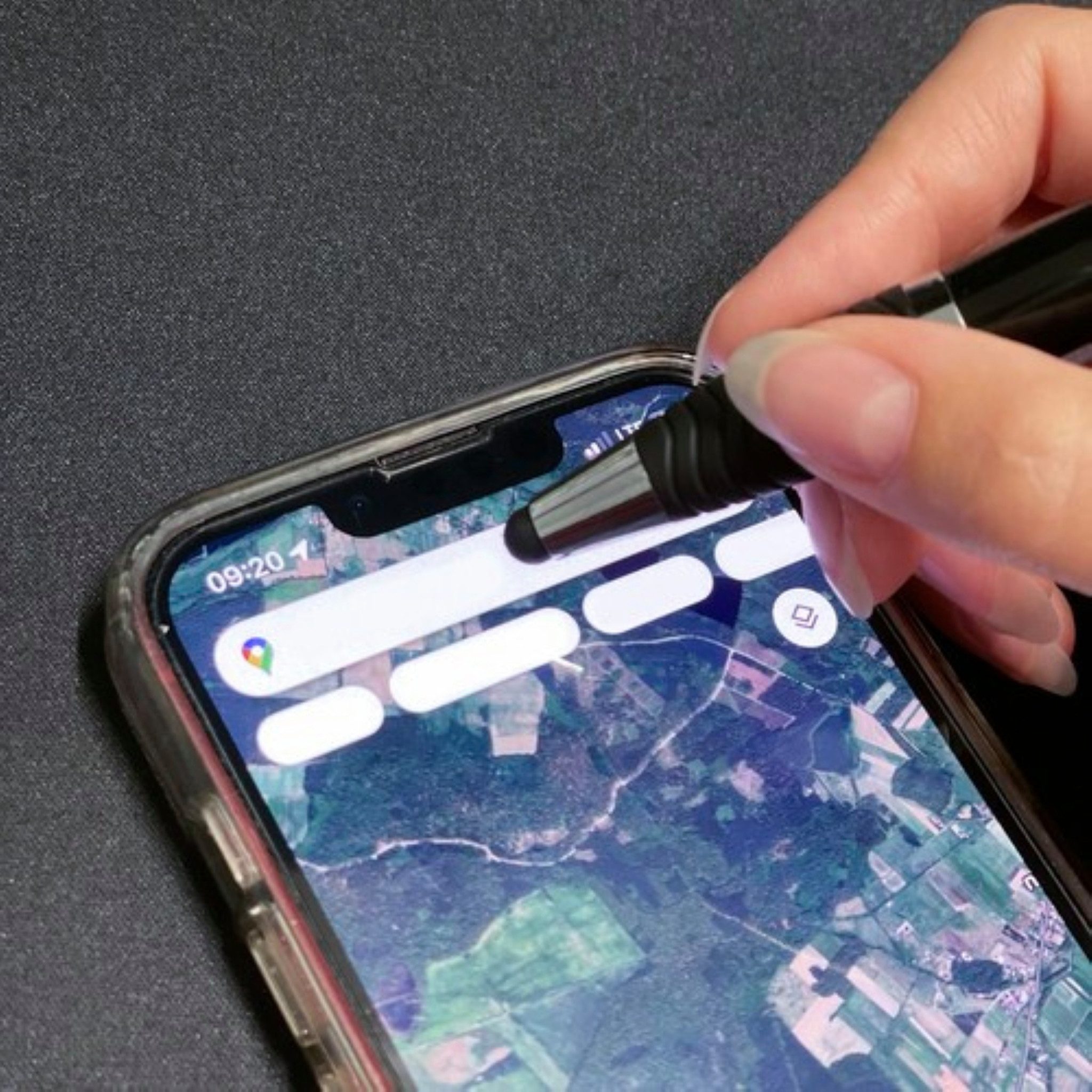 MAALEO Druckkugelschreiber 6er-Set Kugelschreiber mit Notizzettel und Touchscreen-Spitze., (Mehrzweck-Kugelschreiber für Notizen & Touchscreens im 6er-Set., 6-tlg., 6 Kugelschreiber mit ausziehbarem Notizzettel in Blau & Schwarz), Stift mit ausziehbarem Notizzettel und Touchscreen-Spitze.