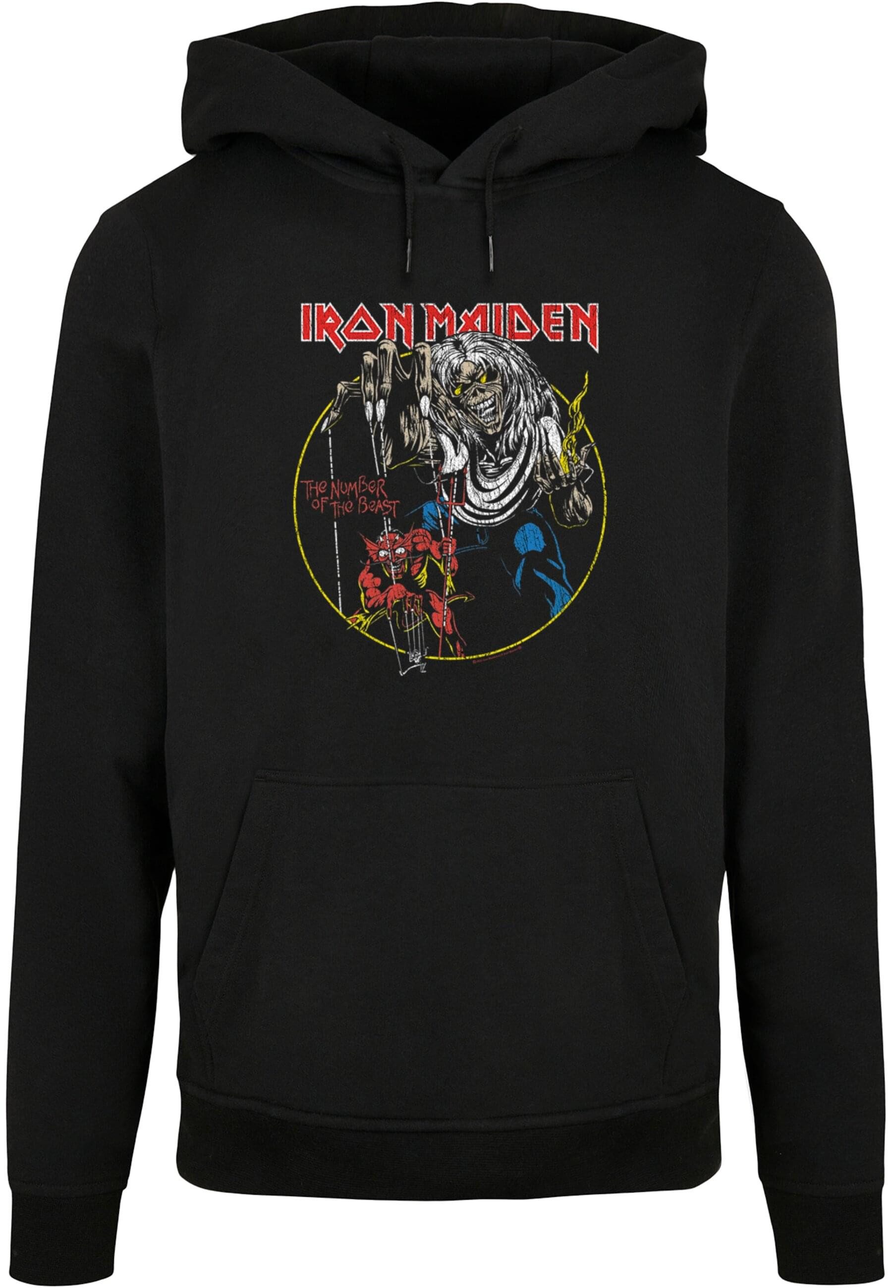 Merchcode Kapuzensweatshirt Merchcode Herren Iron Maiden - Colours Circle Basic Hoody (1-tlg)