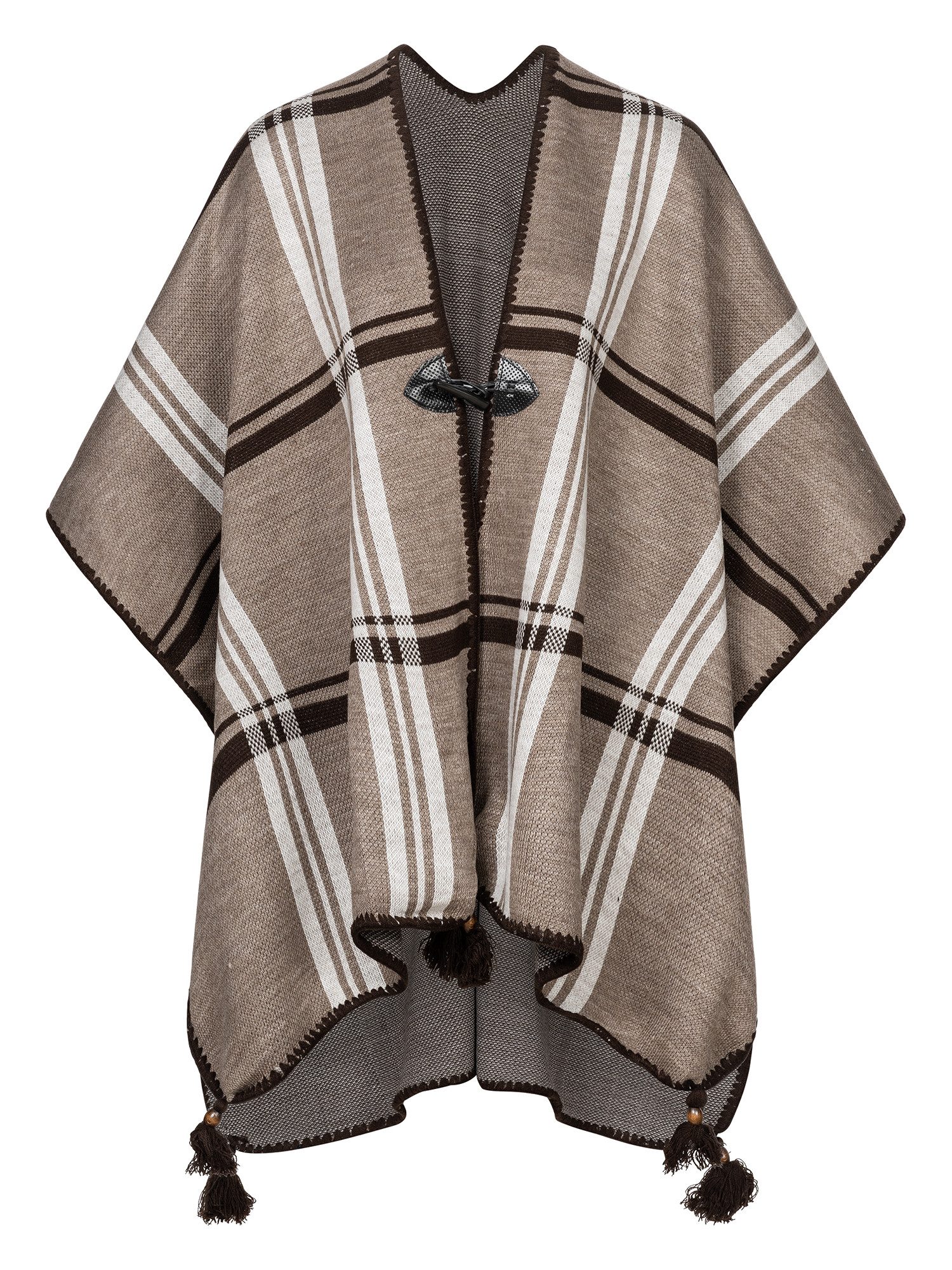 Poncho Damen Poncho Cape D-507