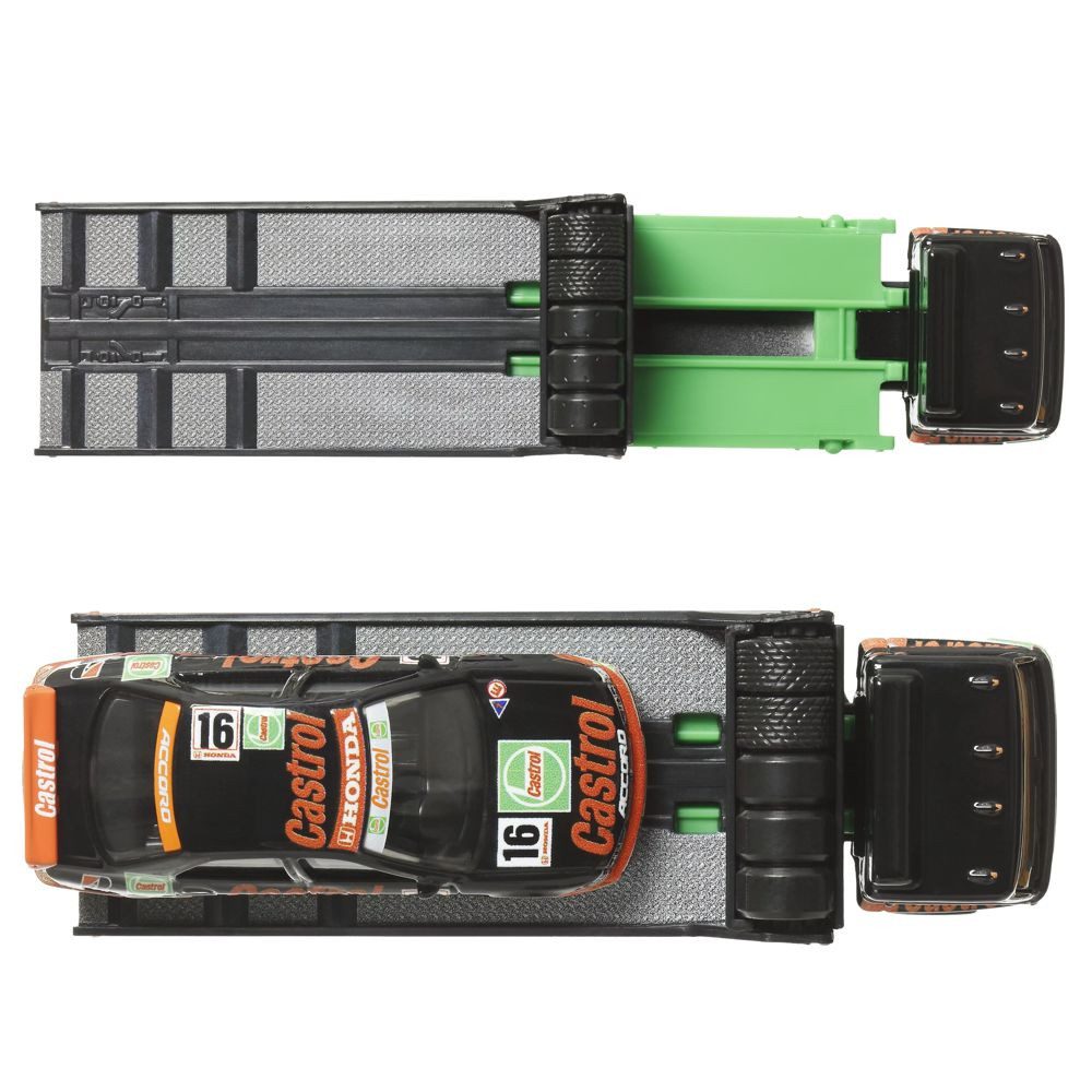 Hot Wheels Spielzeug-Rennwagen 96 Honda Accord + Fleet Street Hot Wheels Team Transport Fahrzeuge