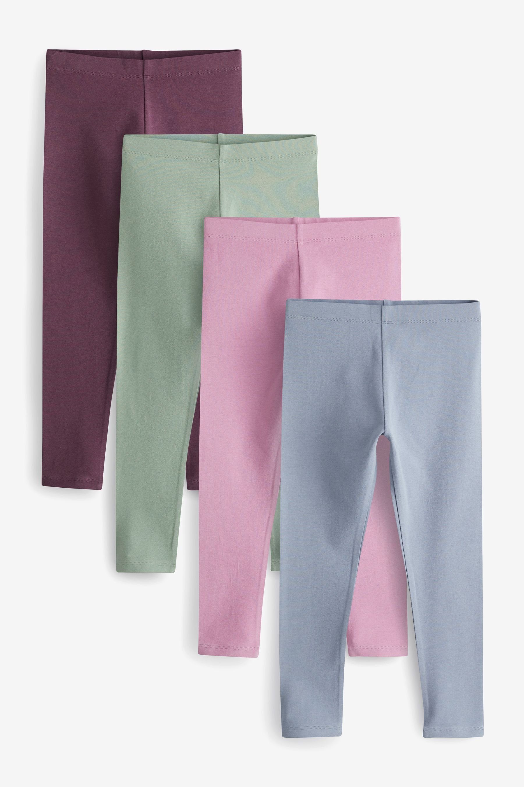 Next Leggings Leggings, 5er-Pack (5-tlg) Navy Blue/ Pink/ Sage Green/ Denim Blue