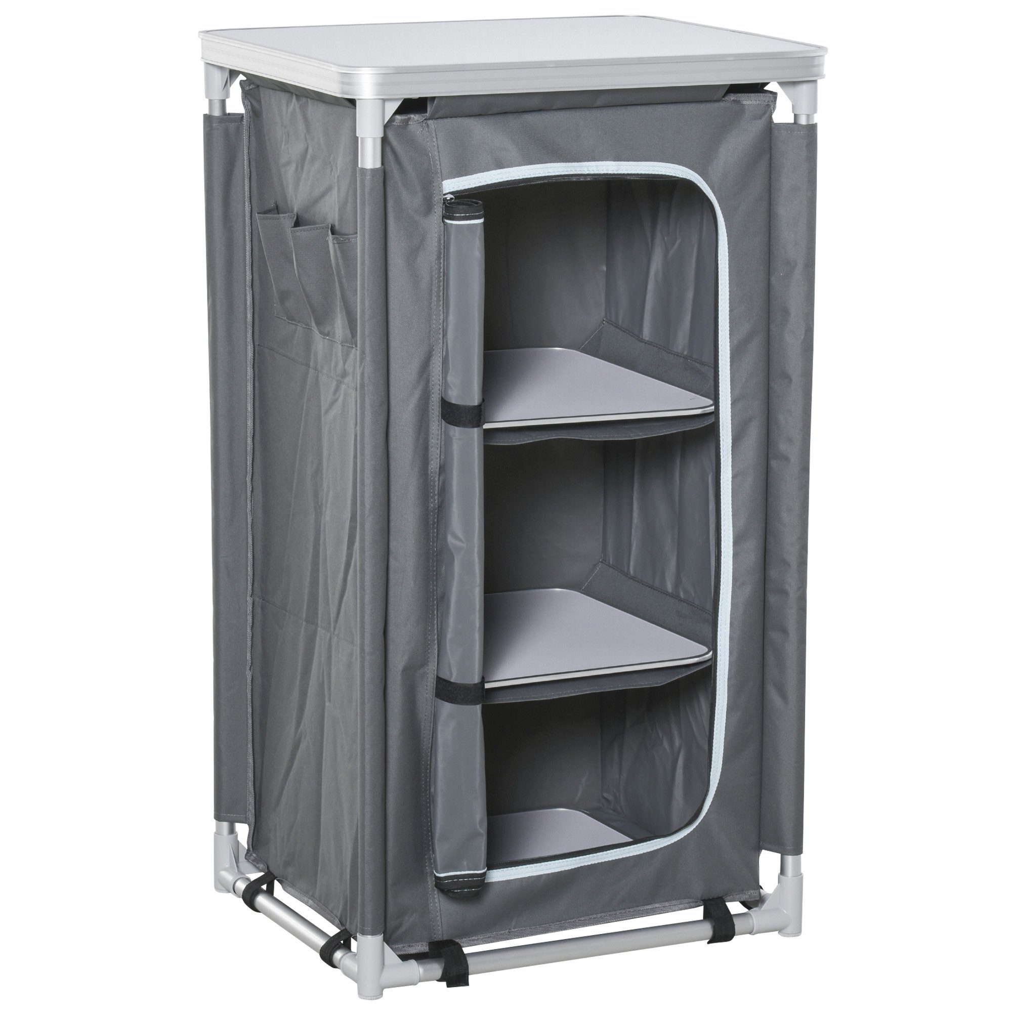 Outsunny Campingtisch 2in1Campingtisch mit Arbeitsplatte und günstig online kaufen