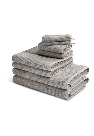 ROSS Handtuch Set Selection - Organic Cotton, Walkfrottee, (Spar-Set, 8-tlg), 2 X Wasch- 2 X Gäste- 2 X Dusch- 2 X Handtuch - im Set - Baumwolle -