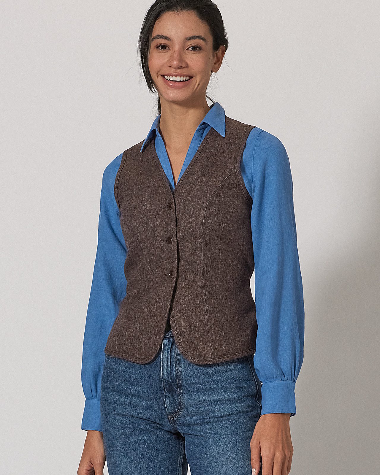 HempAge Anzugweste Twill Weste Hanf/Biobaumwolle Normal Fit