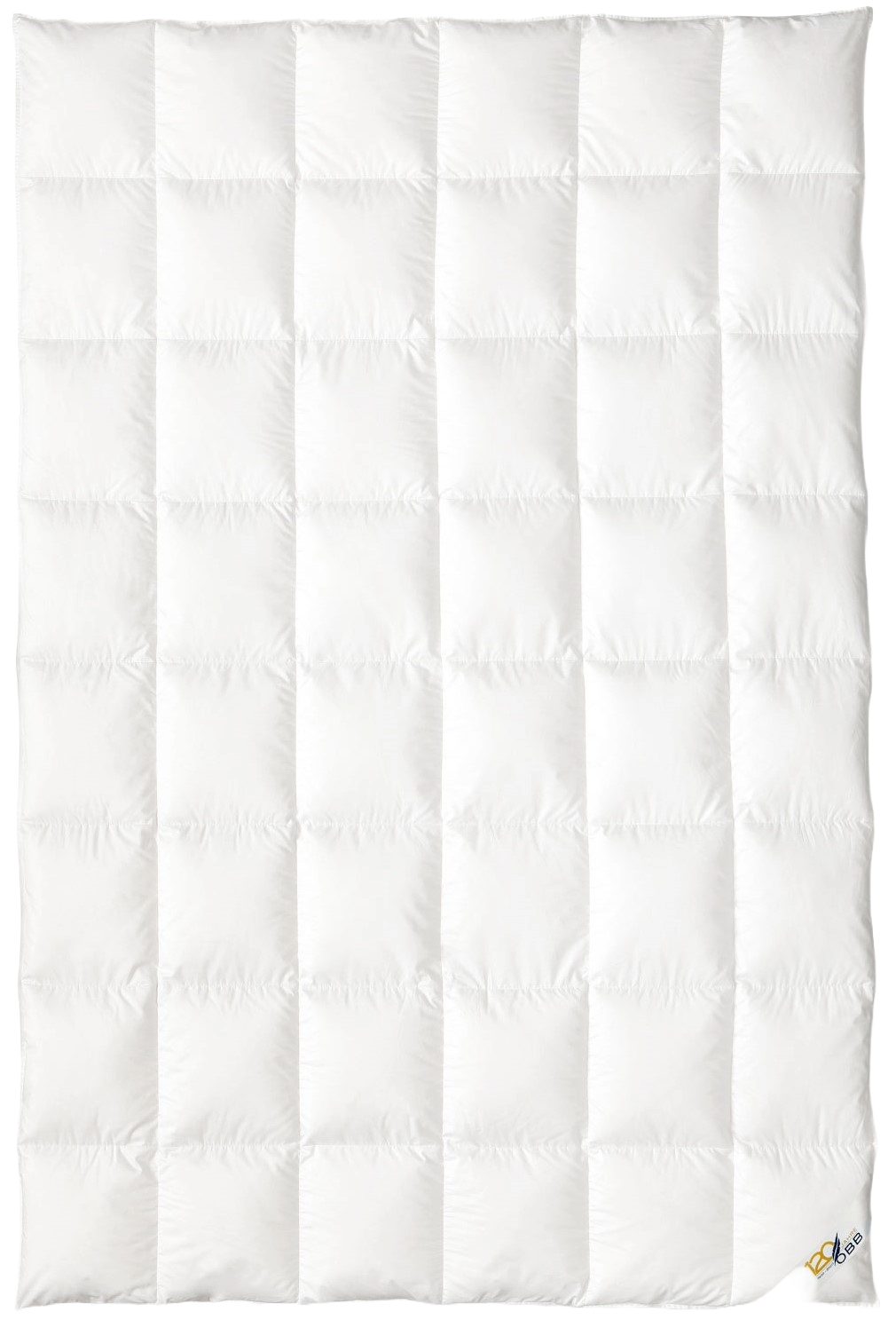 OBB 4-Jahreszeitenbett, Bezug: KunstfaserChemiefaser/Polyester (PES), NaturfaserPflanzenBastHartfaser/Baumwolle (engl, Cotton, CO, BW)