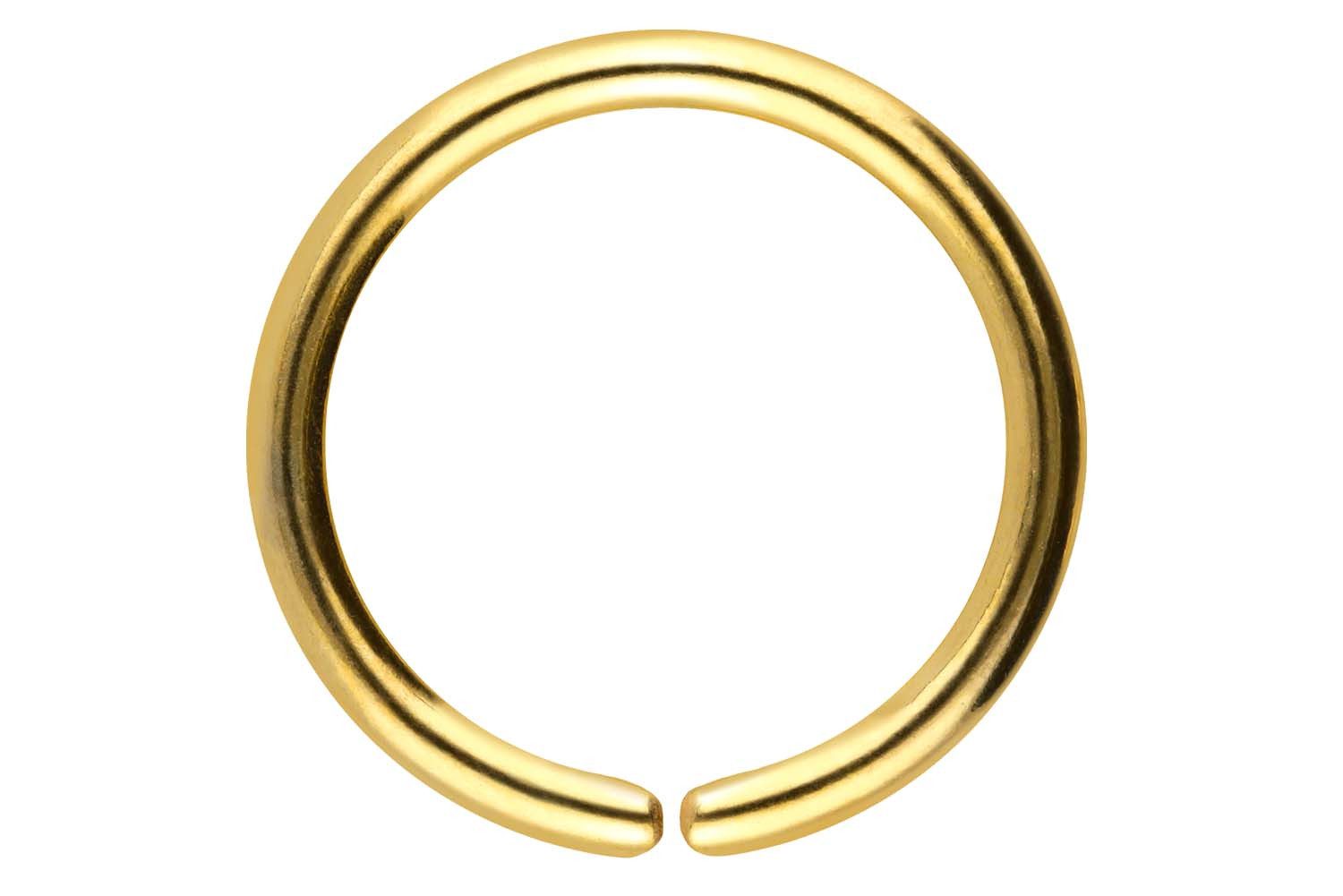 PIERCINGLINE Nasenpiercing Chirurgenstahl O-Ring - biegbar (Biege-Ringe, 1-tlg)