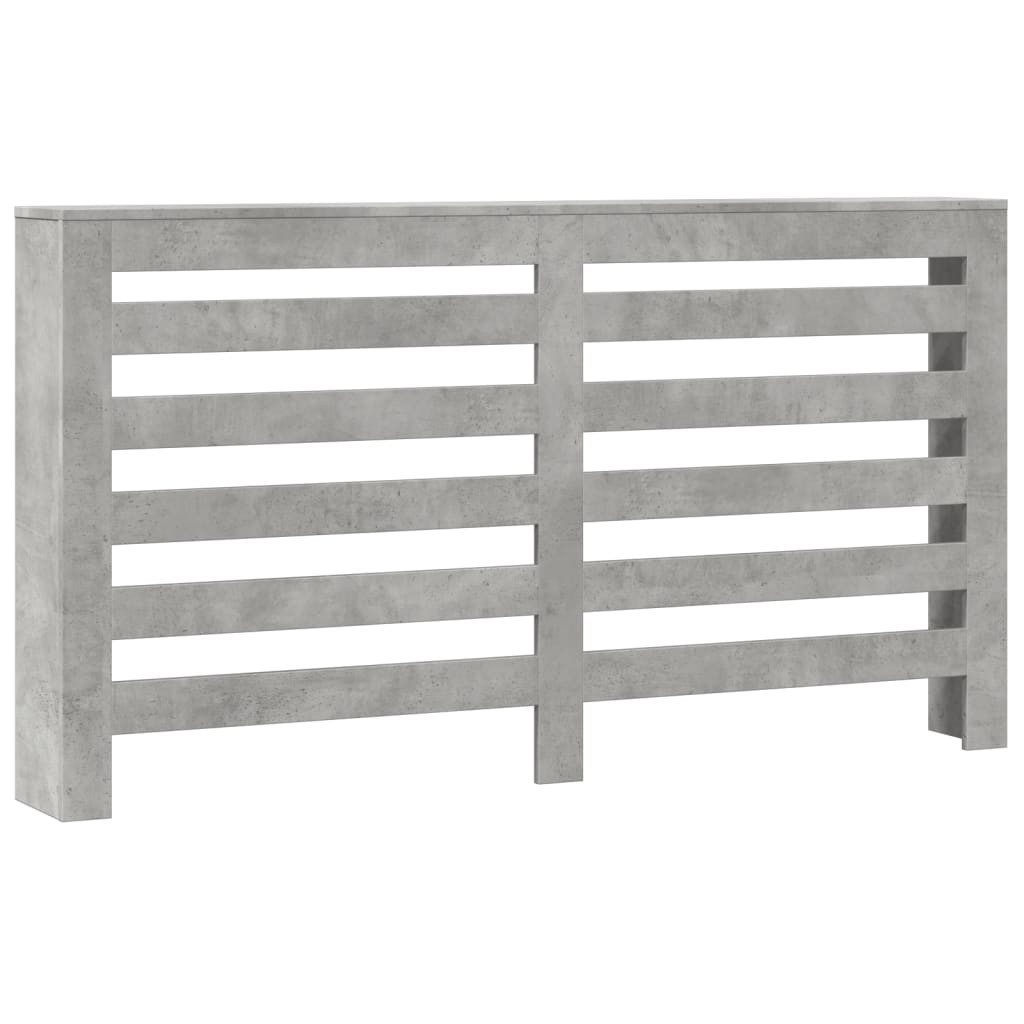 vidaXL Heizungsverkleidung, Heizkörperverkleidung Betongrau 149x20x82 cm günstig online kaufen
