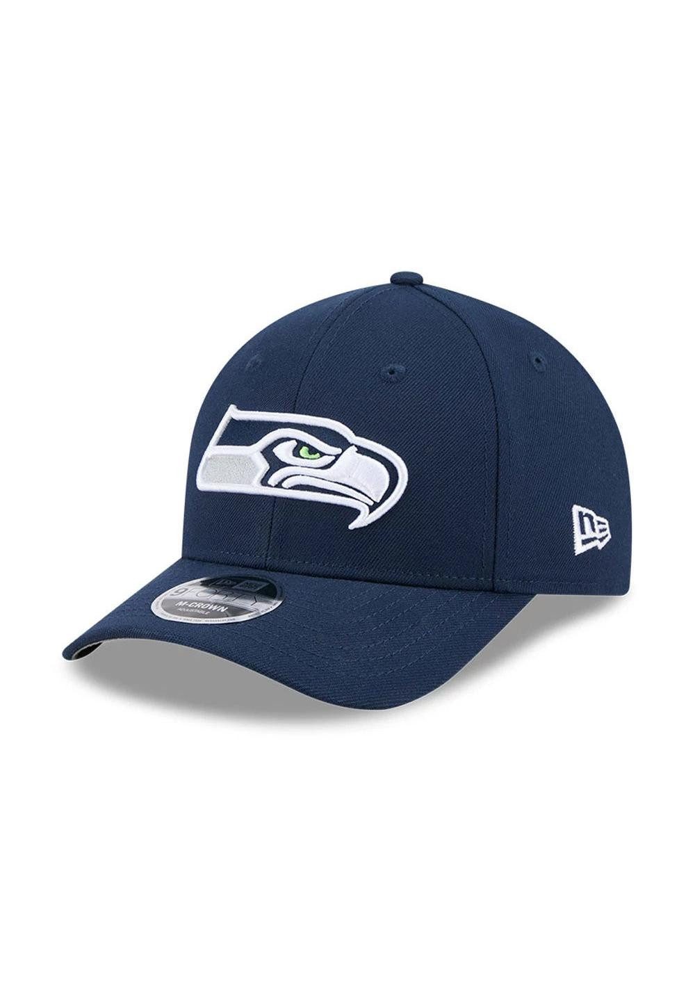 New Era Baseball Cap Seattle Seahawks Team 9Forty Adjustable M-Crown New Era Cap Dunkelblau (1-St)