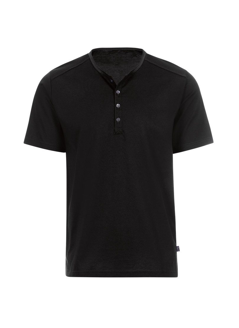 Trigema T-Shirt TRIGEMA T-Shirt mit Knopfleiste günstig online kaufen