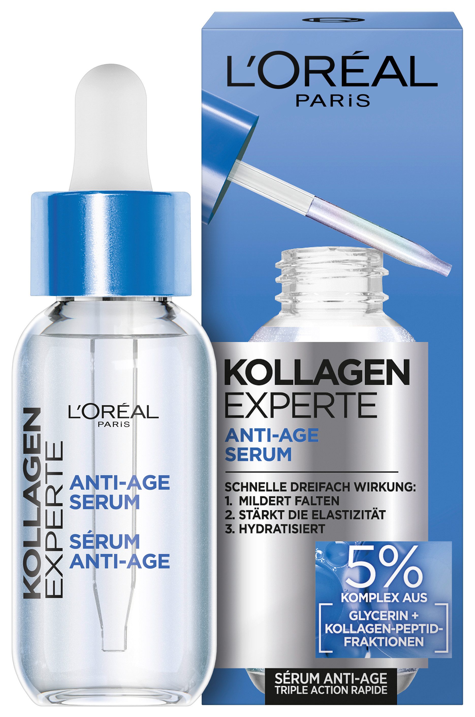 L'ORÉAL PARIS Anti-Falten-Serum Age Perfect, intensive Pflege, mildert Falten, revitalisiert die Haut