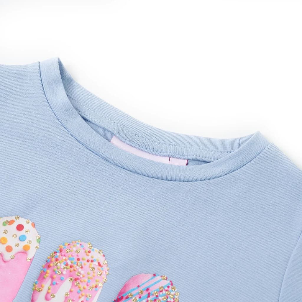 vidaXL T-Shirt Kinder-T-Shirt Blau 128