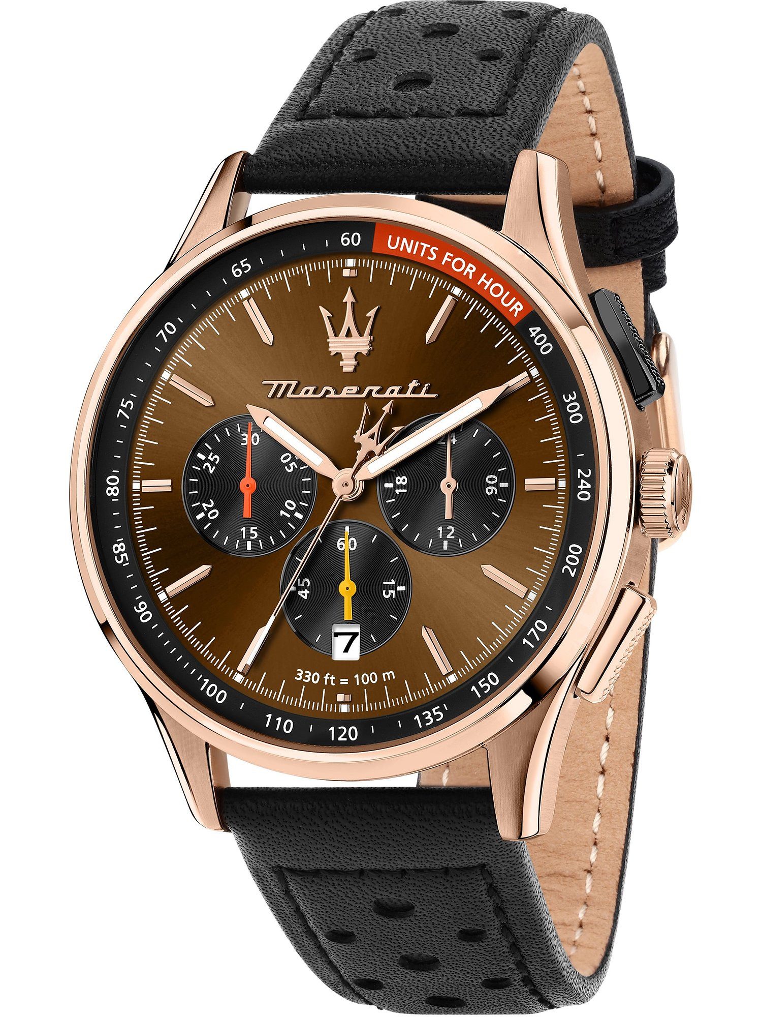 Chronograph Maserati Herren-Uhren Analog Quarz