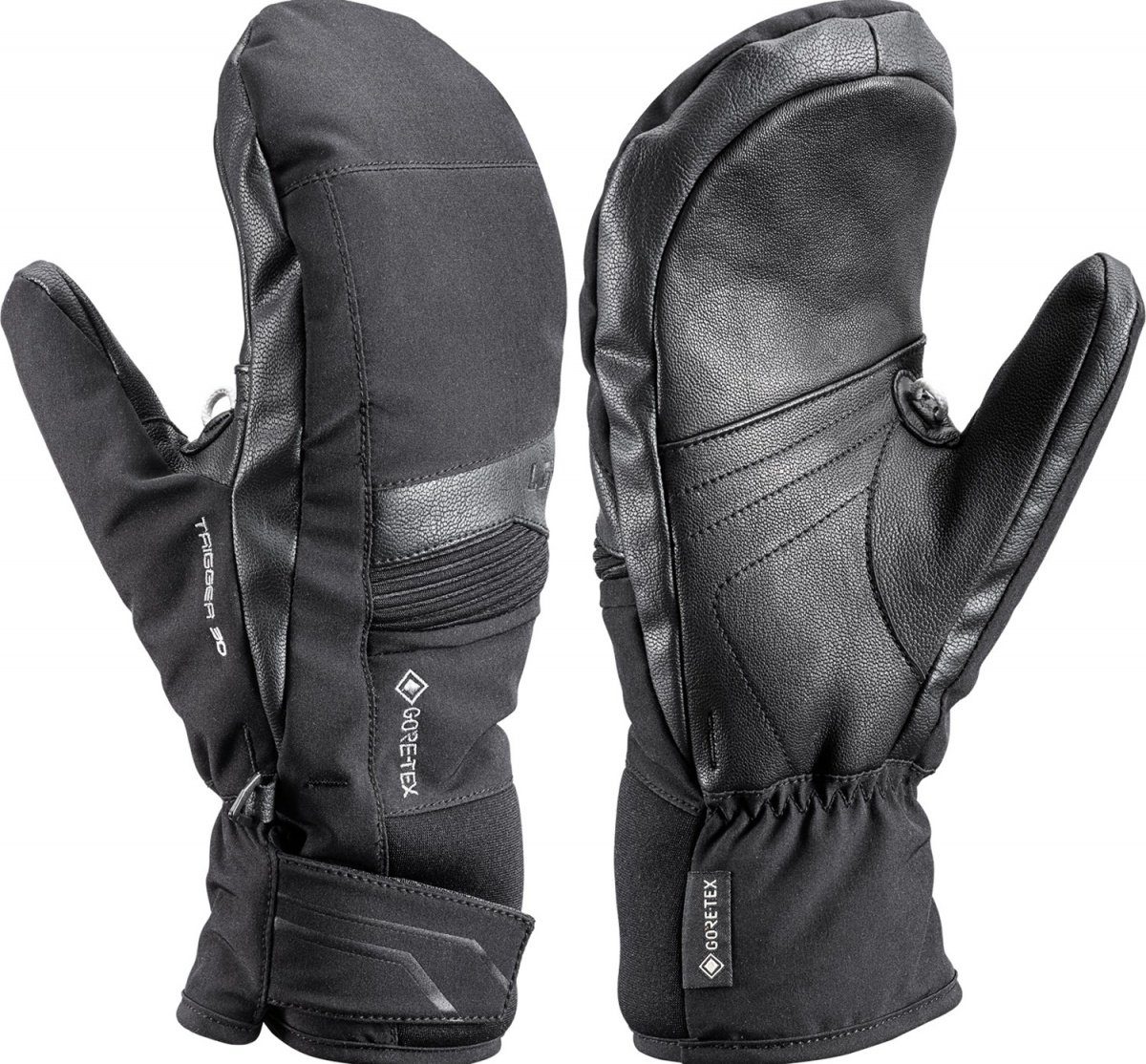 Leki Skihandschuhe Leki HS Shield 3D GTX Mitt Fäustling Winterhandschuhe 650802601