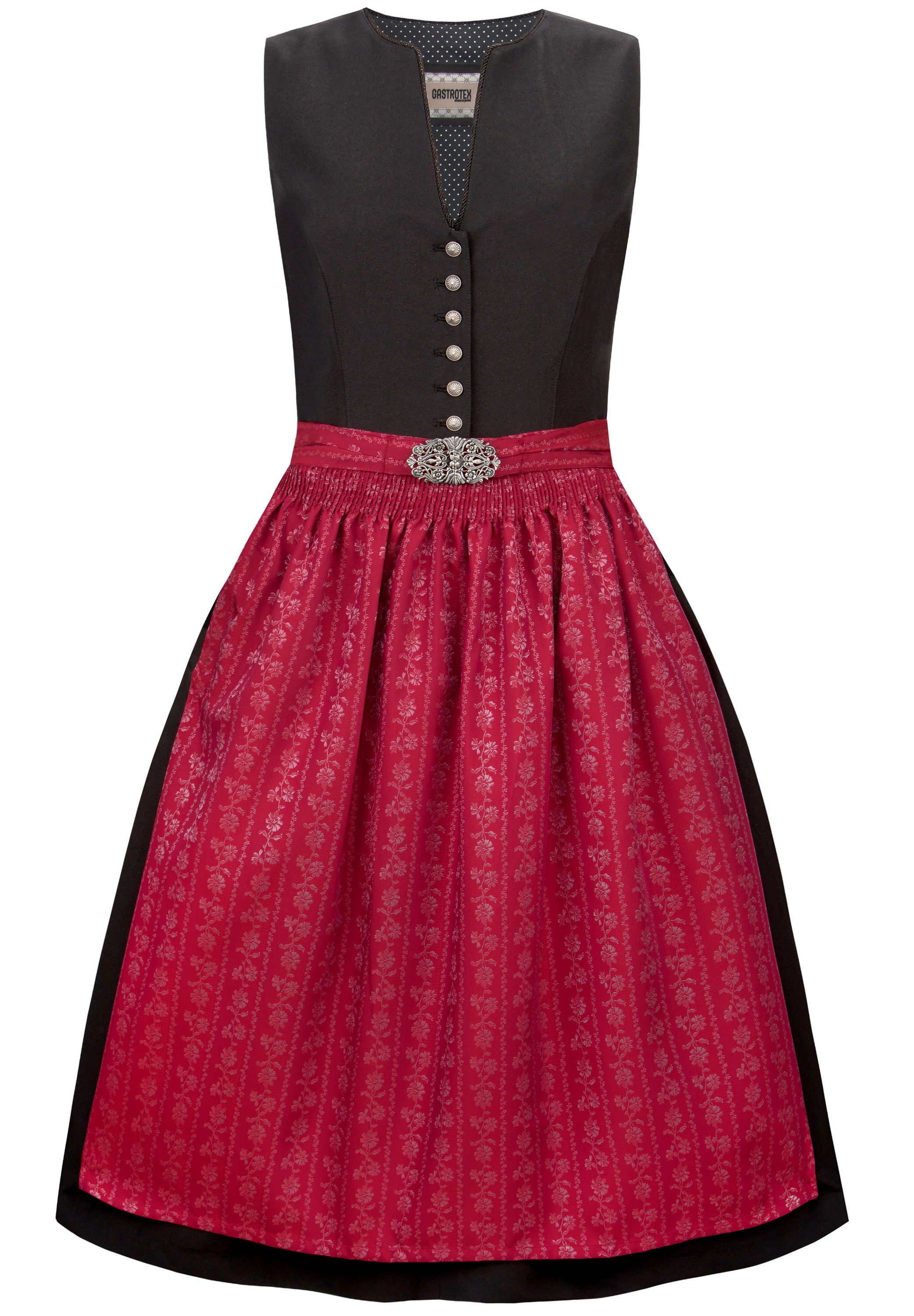 Culture CUMELIDA - Vestito estivo - black gold dot/nero-screziato