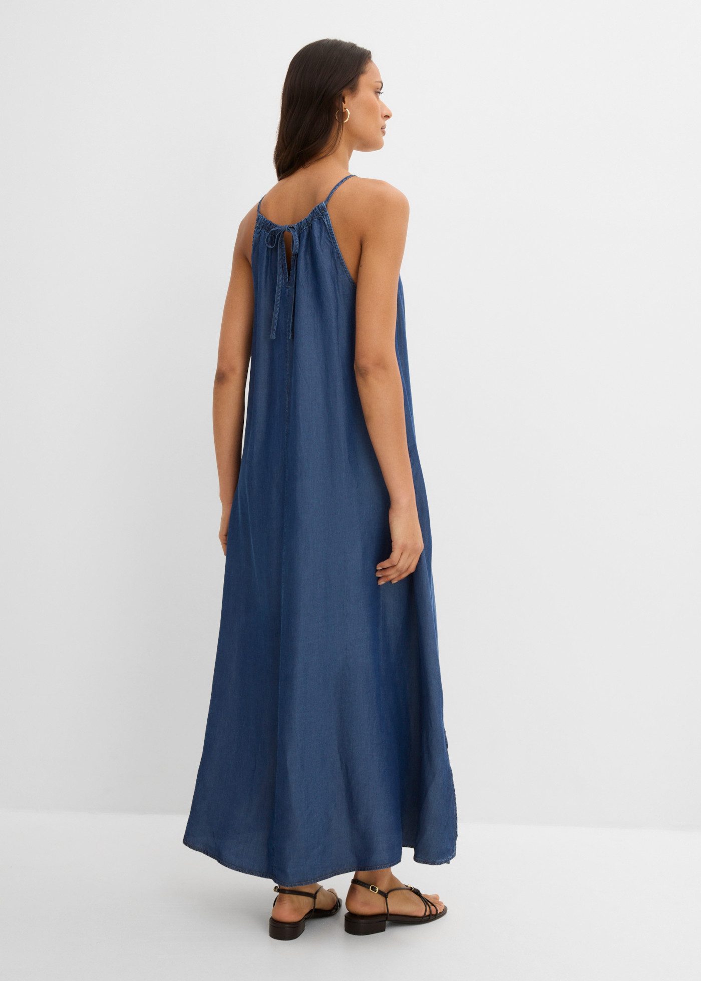 bonprix Jeanskleid für lässigen Look, aus Lyocell (TENCEL), in A-Linie