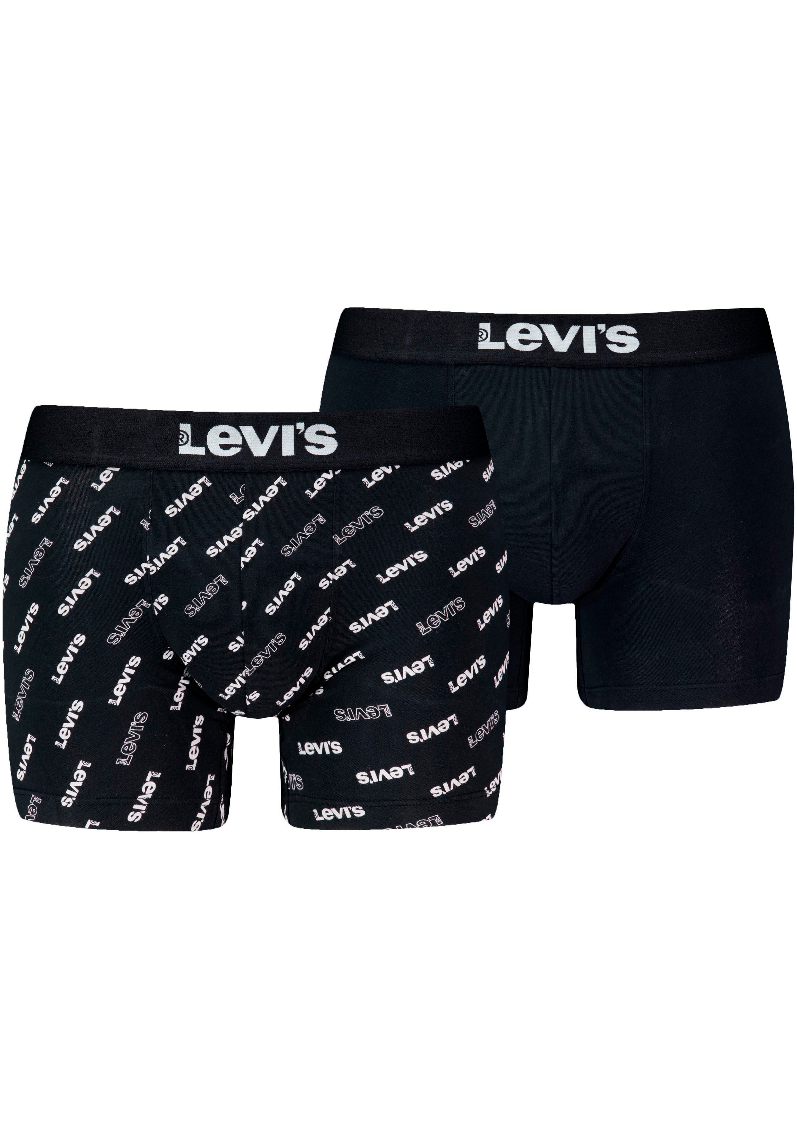 Levi's® Boxershorts LEVIS MEN LOGO AOP BOXER BRIEF ORG CO 2P (2er Pack) mit günstig online kaufen