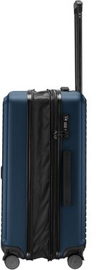 Hauptstadtkoffer Hartschalen-Trolley Mitte, dunkelblau, 68 cm, 4 Rollen, Hartschalen-Koffer Reisegepäck TSA Schloss Volumenerweiterung