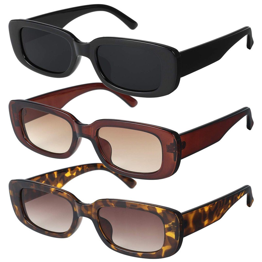 Herren Accessoires Sonnenbrillen rechteckige sonnenbrille in Braun für Herren HUGO 
