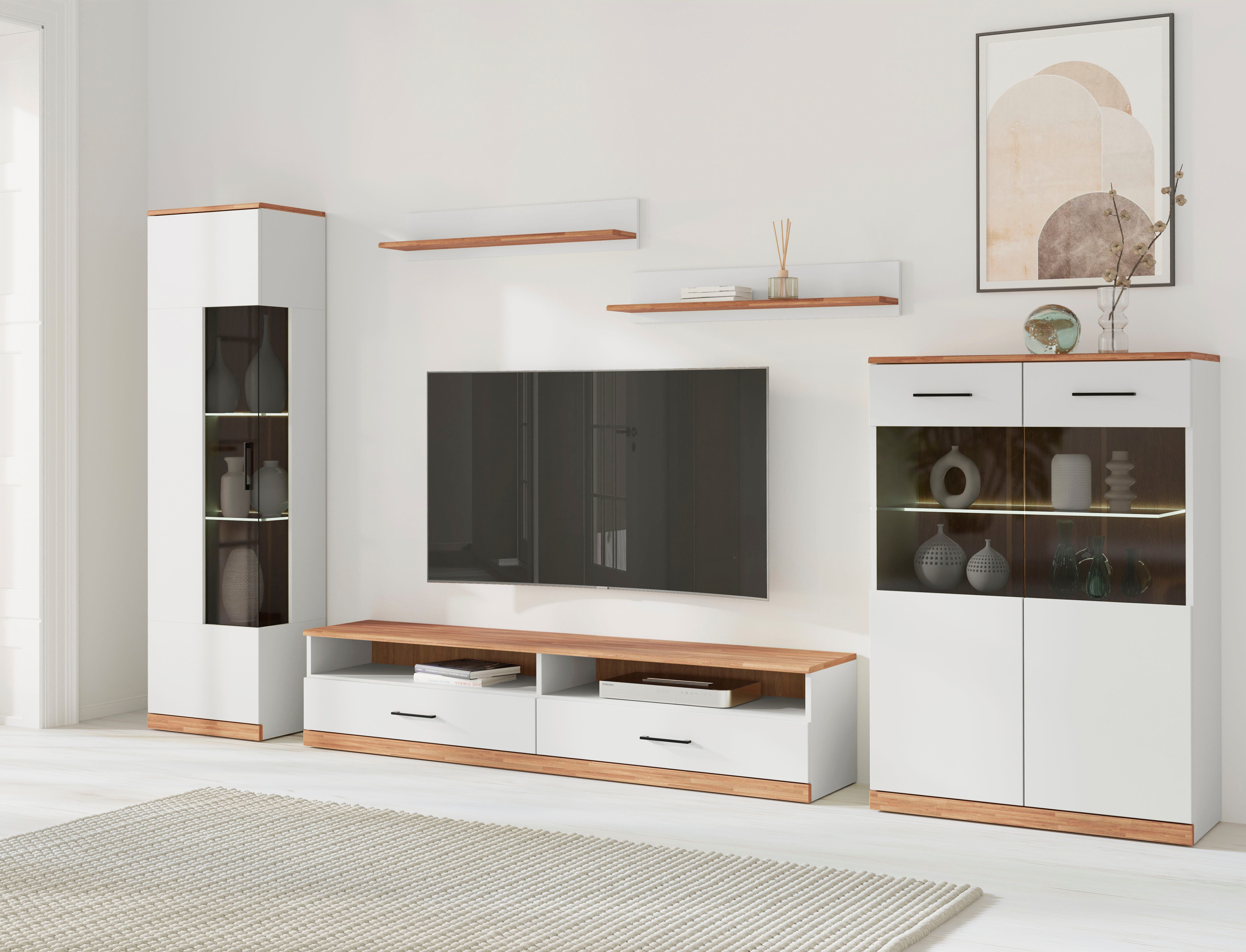 Wohnwand Ribe Wohnwand Set-5 St.