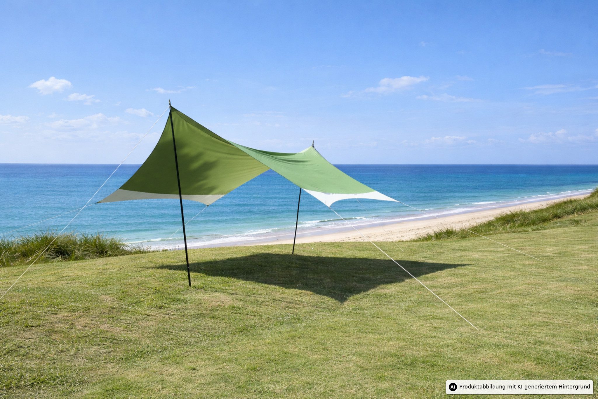 Leco Sonnensegel Festivalzelt Sandkasten Überdachung Tarp Zeltplane inkl. Tragetasche, 430/290 x 370 x 210 cm