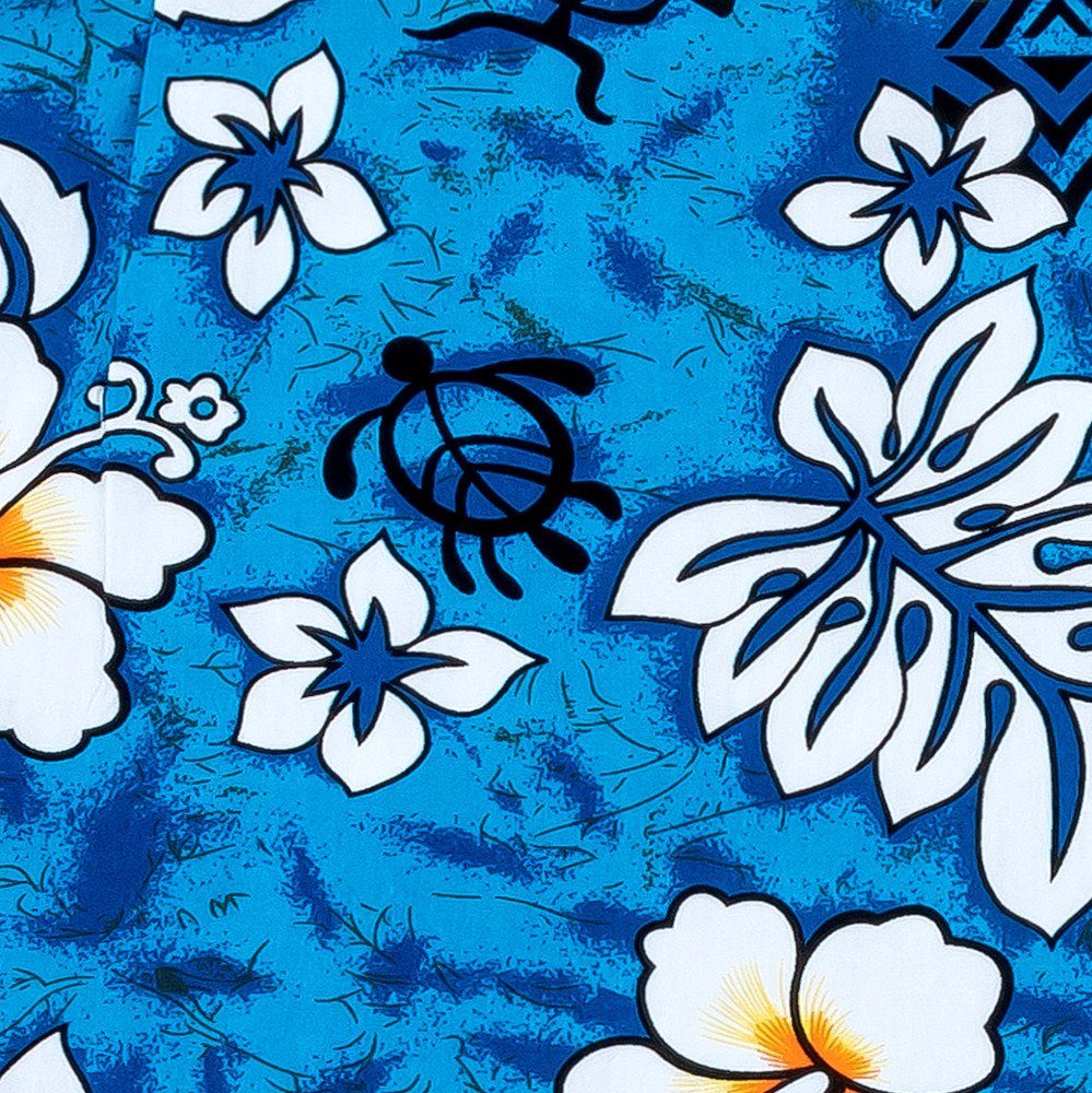 Hawaiihemdshop.de Hawaiihemd Hawaii Hemd Herren Baumwolle Kurzarm Hawaiihemd mit Blüten