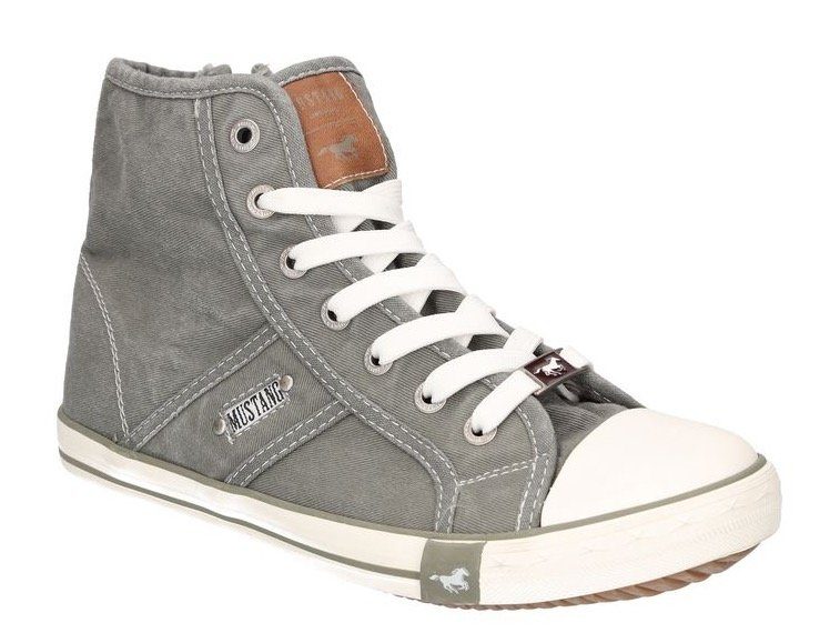 Mustang Shoes Sneaker, High Top-Sneaker, Schnürschuh mit Label in der Laufsohle