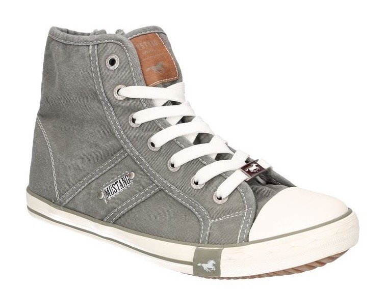 Mustang Shoes High-Top-Sneaker, Freizeitschuh Sneaker, High Top-Sneaker, Schnürschuh mit Label in der Laufsohle