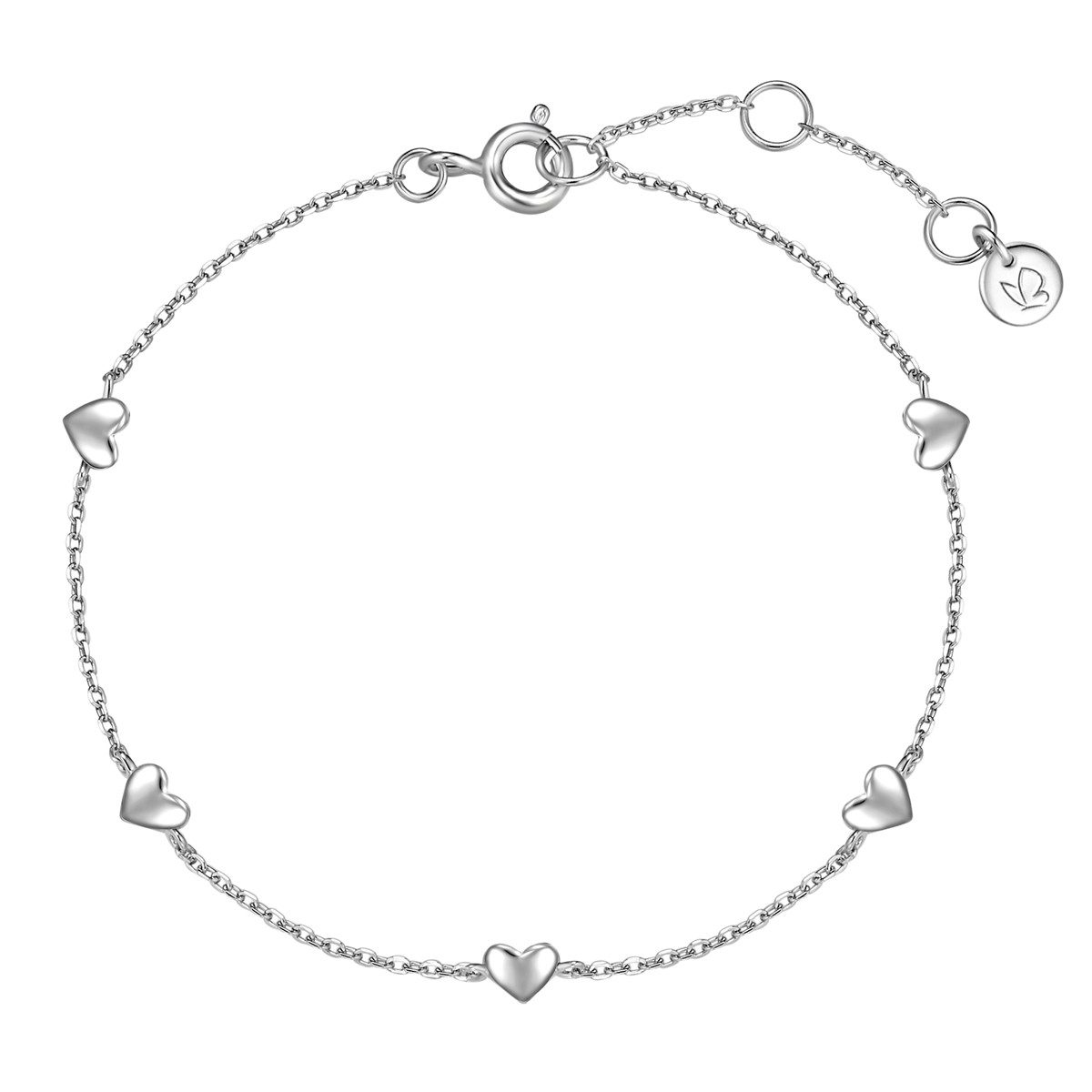 Glanzstücke München Silberarmband Herz silber günstig online kaufen