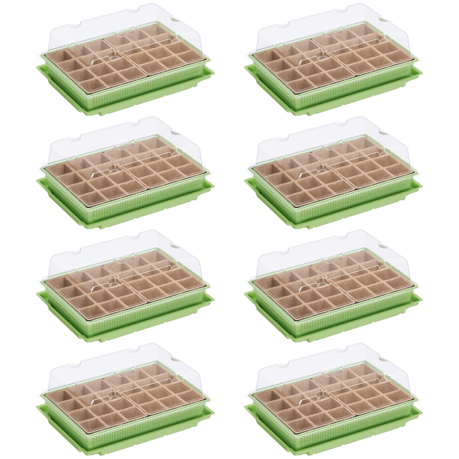 Wellgro Gewächshaus Mini Gewächshaus für 24 Pflanzen
