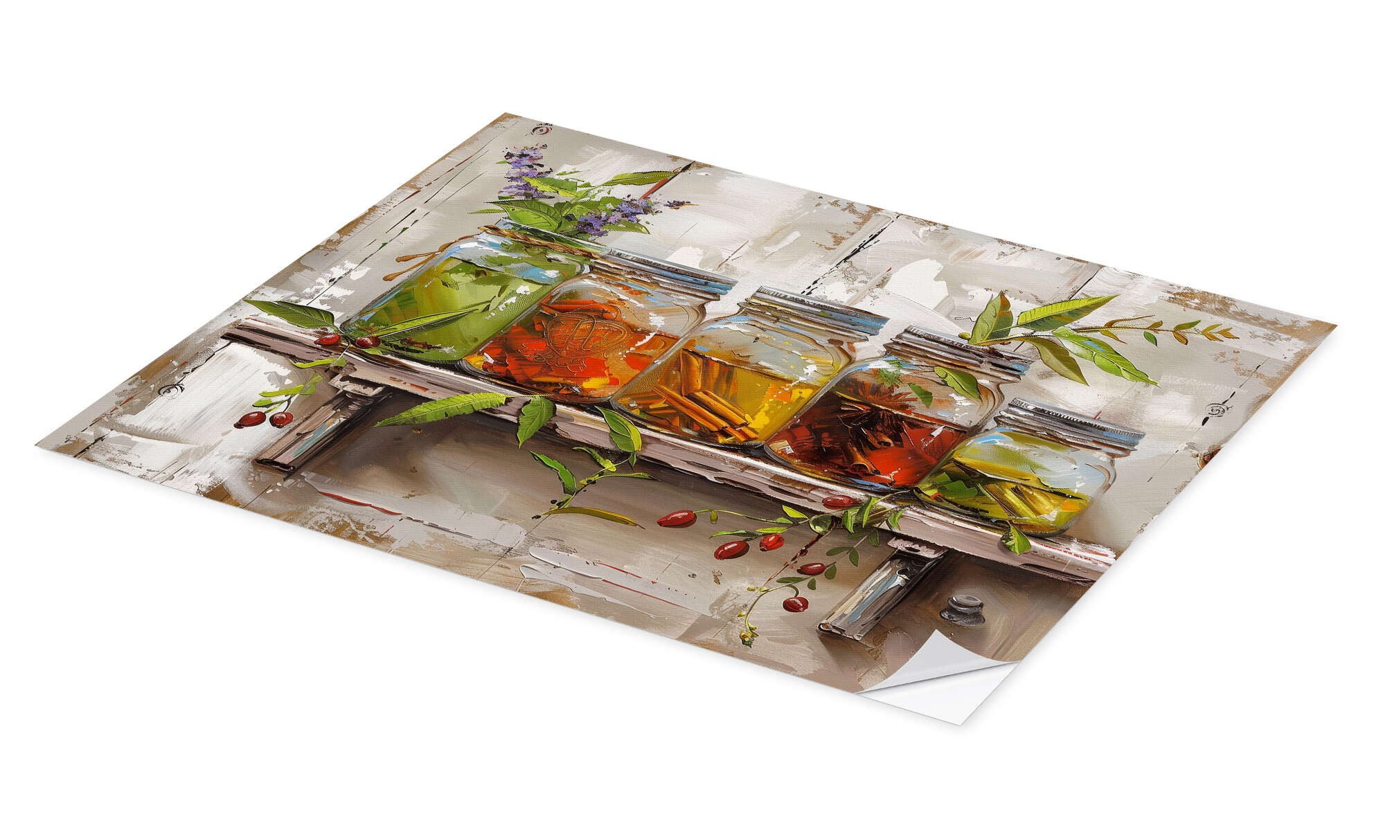 Posterlounge Wandbild Sommer auf dem Küchenregal, DejaReve, erhältlich als Poster, Leinwandbild, Wandsticker oder Acrylglasbild – Bild 2 von 5