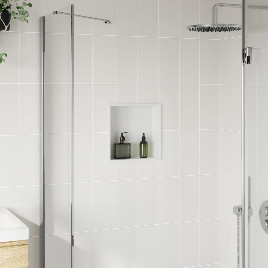 vidaXL Duschwand Duschnische Mattweiß 32x32x9 cm günstig online kaufen