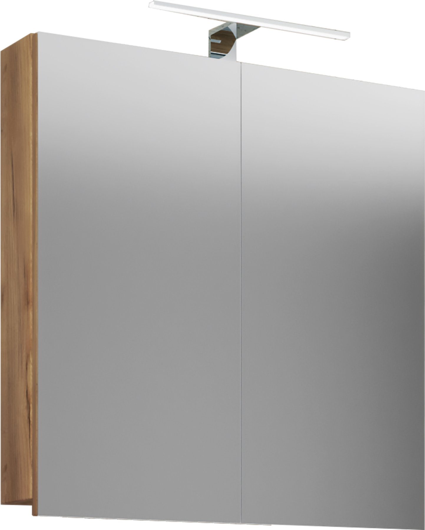 Badinos Spiegelschrank (1-St) Spiegel 60 Spiegelschrank Badmöbel Dummy VCM Holz cm