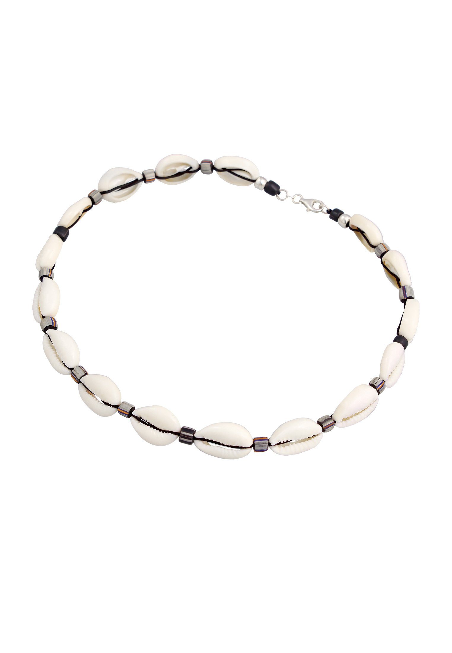 Kuzzoi Silberkette Kauri Muschel Beach Surfer Festival 925 Silber, Muschel günstig online kaufen