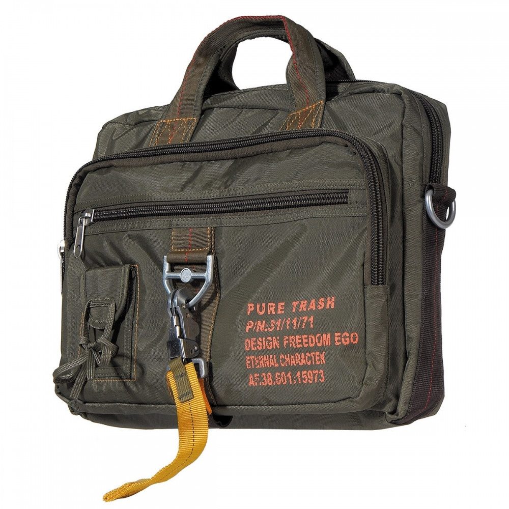 PureTrash Handtasche PureTrash Handtasche, groß, mit Schultergurt, "PT". (Handtasche mit Schultergurt, groß, "PT)