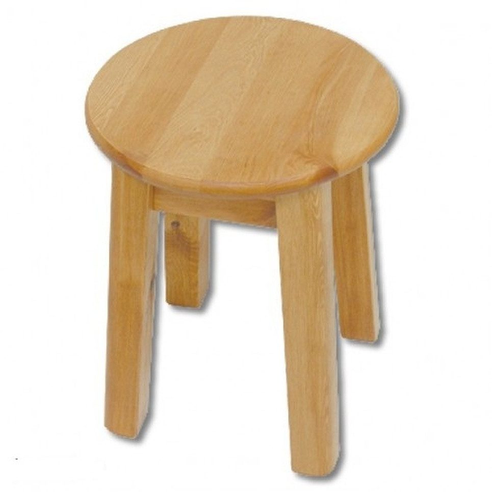 Xlmoebel Hocker Massivholz-Hocker aus Kiefer für Küche und Gästezimmer (Hocker, 1 St., Hocker), Hergestellt in Europa